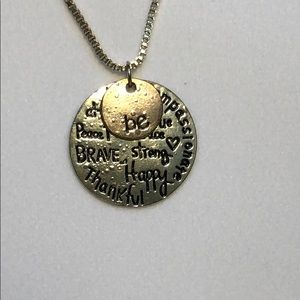 “Be” necklace
